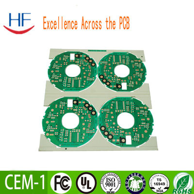 FR4 Material Placa de circuito impresso unilateral 1,6 mm Superfície de acabamento Osp Linha largura 0,35 mm