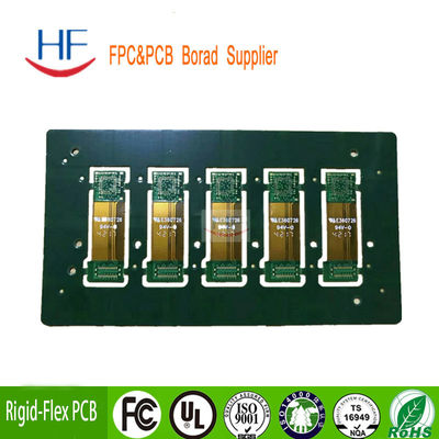 Tabela de circuito de PCB rígido flexível impresso em FPC personalizado Multicamada azul