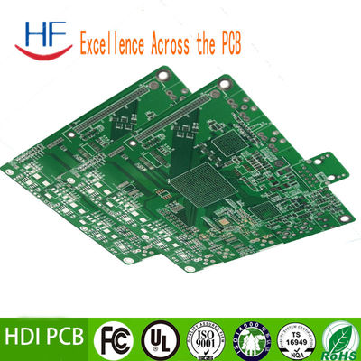 Protótipo PCB HDI Impresso Fabricação SMD Placa de circuito branco 2mil