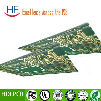 Protótipo PCB HDI Impresso Fabricação SMD Placa de circuito branco 2mil
