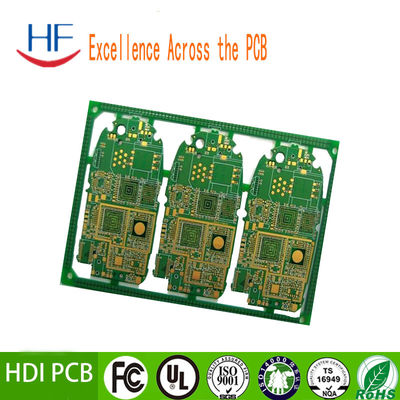 94V0 HDI Copper Circuit Board Custom PCB Printing Single Panel 1mm Óleo Vermelho