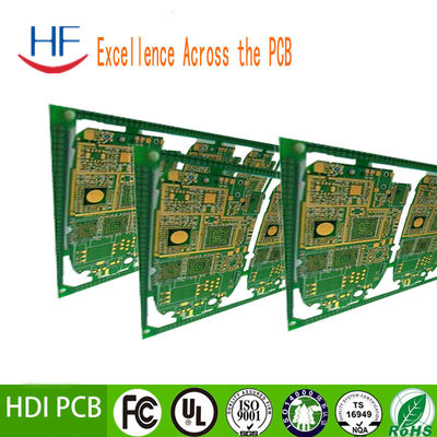Quatro camadas HDI buraco cego FR4 3mil 2.5mm placa de PCB incorporada