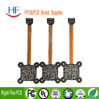 HASL Single-sided PCB Board Fast Turn Rigid Flex PCB FR4 3oz Copper com Osp