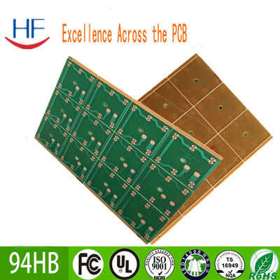 FR4 Circuito verde de placa de PCB unilateral protótipo revestido de cobre