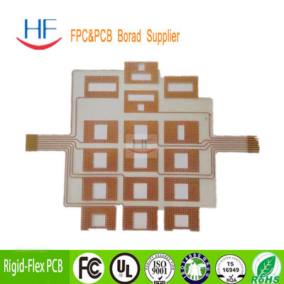 Fabricação de PCB de dupla face de FR4 rígido flexível de 2 camadas OEM