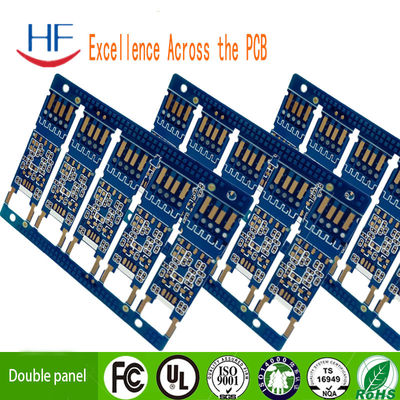 Placa de circuito de PCB de camadas múltiplas livre de chumbo Mascarinha de solda azul personalizada Fr4 Material de base