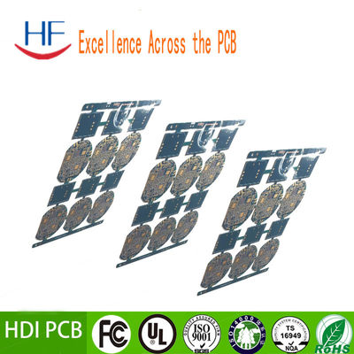 94v0 Azul 10 camadas HDI PCB rígido de circuito impresso