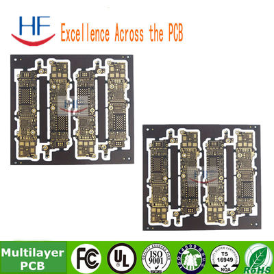 6 camadas Multicamadas PCB Printed Circuit Board Fr4 Material Base Imersão Superfície de ouro
