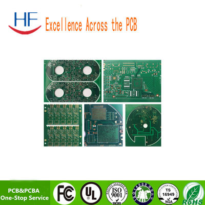 Placa de circuito de PCB de camadas múltiplas durável 6 camadas Verde Fr4 1OZ Espessura de cobre