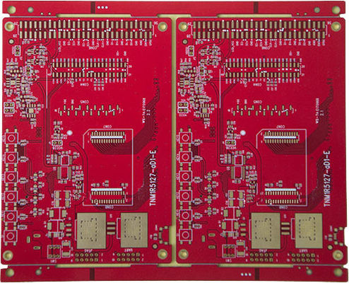 O ouro vermelho do óleo de 4 camadas chapeou fabricantes da placa de circuito feito sob encomenda da placa de circuito impresso